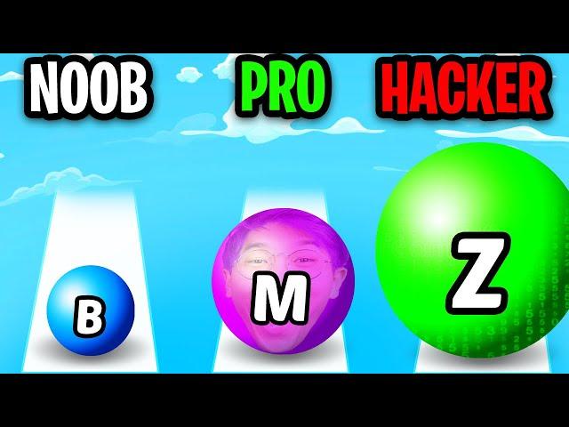 NOOB vs PRO vs HACKER In A-Z RUN!? (ALL LEVELS!)