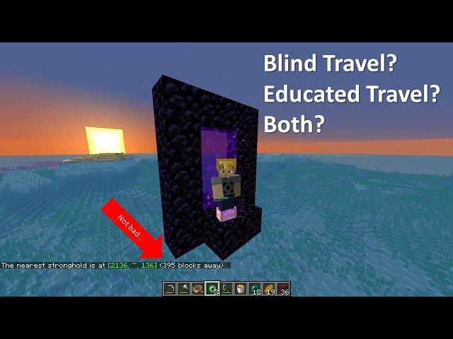 Minecraft Nether Travel – An Introduction to Blind Travel and Educated Travel