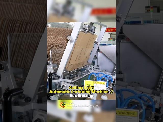 Ceiling Light Automatic Cartoning Machine ②Box Erecting