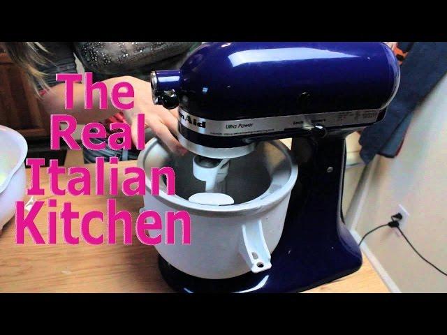 Vanilla Ice Cream w/Kitchen Aid Attachment - Real Italian Kitchen