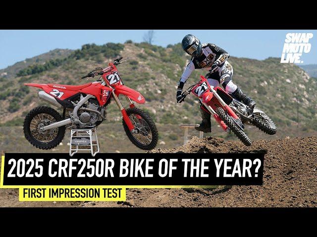 First Test of the NEW 2025 Honda CRF250R!