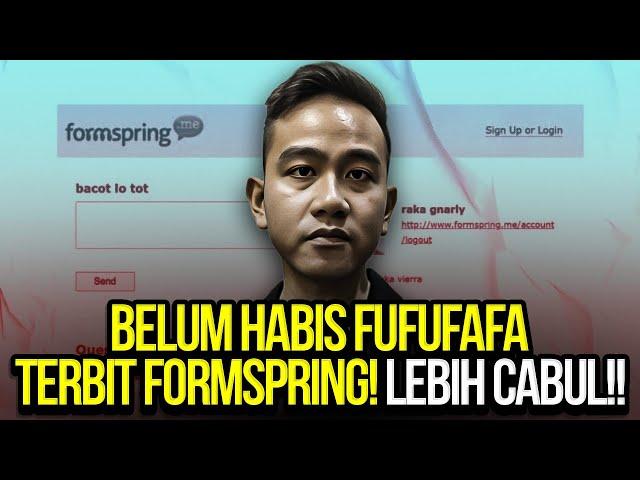 LIVE! BELUM HABIS FUFUFAFA TERBIT FORMSPRING! LEBIH CABUL!!