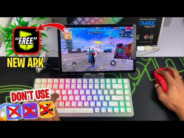 "FREE" New APK Better than GG Mouse Pro? | Full Setup Play Free Fire with ⌨️Keyboard Mouse on mobile