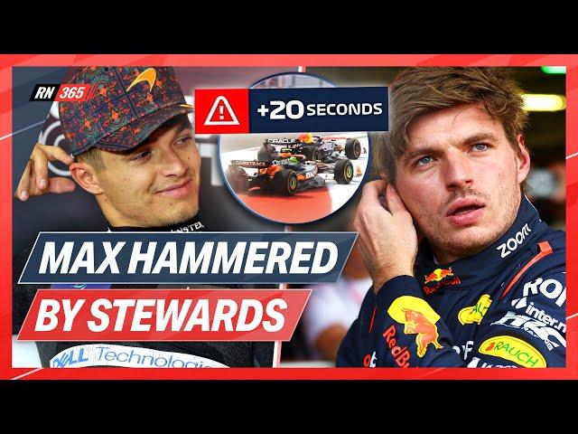 Verstappen Hammered With Penalties As Norris Feud Reignites | F1 Update