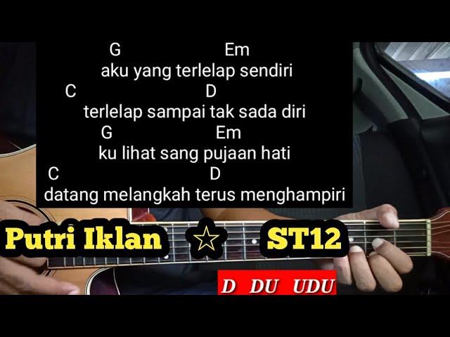 Kunci Gitar Putri Iklan - ST12 (Tutorial Untuk Pemula) By DE Kunta