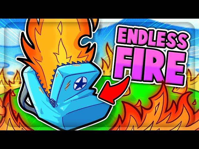 Using ENDLESS FIRE To Destroy EVERYONE in Backpack Battles