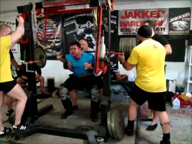Chris Hickson And Ernie Lilliebridge JR Raw Squats