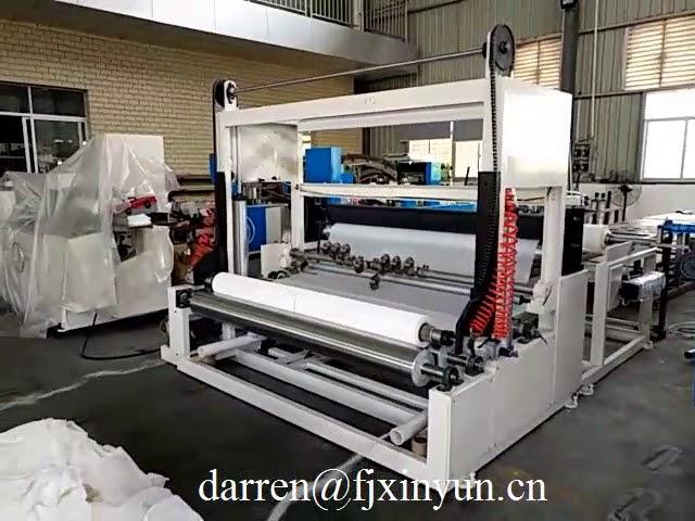 Automatic slitting and rewinding bobbin tissue paper cutting machine