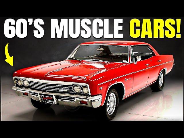 10 Best Classic Muscle Cars from 1960s!