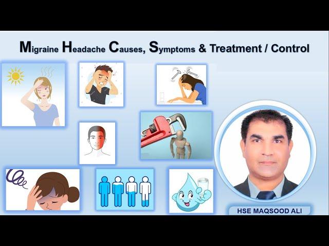 Migraine Headache | Causes | Symptoms | Treatment | in Urdu & Hindi | Hse Maqsood Ali