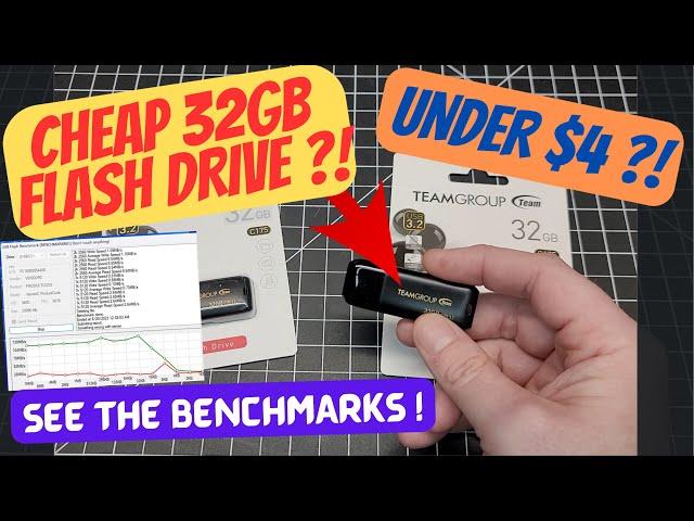 TeamGroup 32GB USB Thumb Drive?! Review w/ Benchmarks!