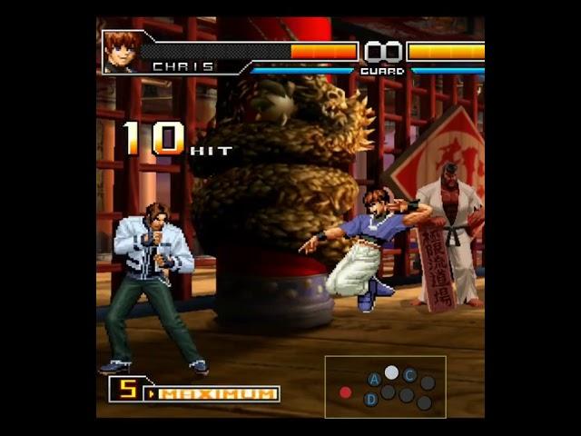 KOF2002UM CHRIS SDM after Aerial Drop