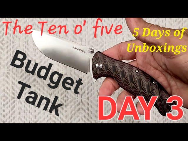 Beast Folding Knife Day 3 of 5 DAYS OF UNBOXINGS! Sanrenmu 1005 Ten O' Five G10/9cr + mod