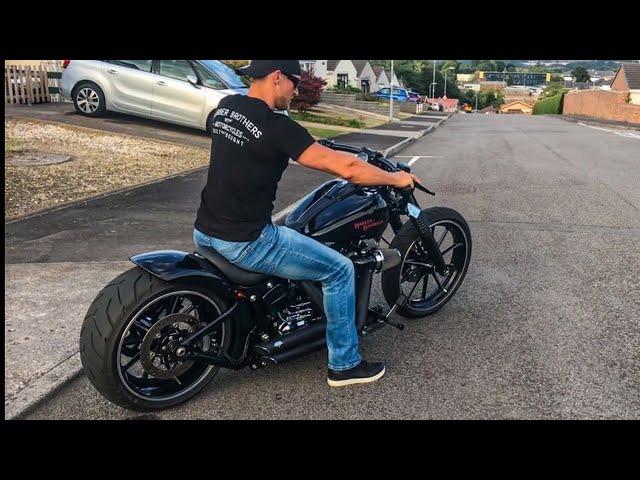 Harley-Davidson FXSB Breakout Sound (Barry from UK)