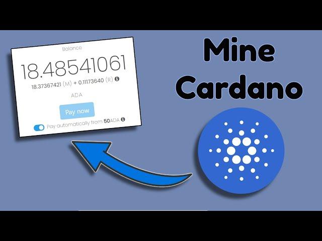 How To Mine Cardano EASY!