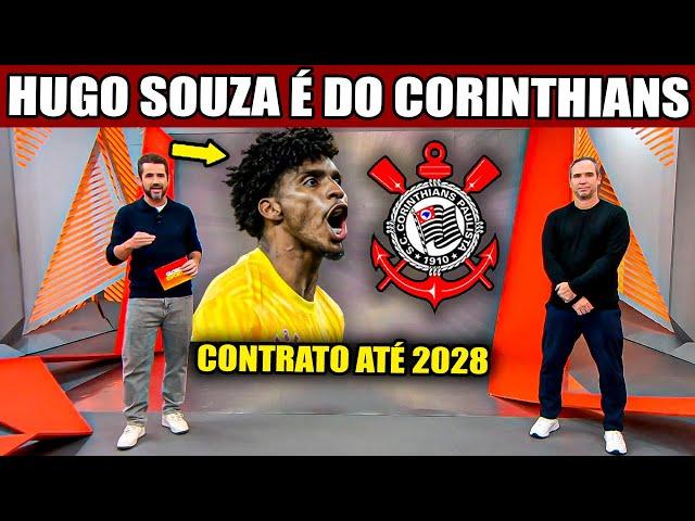 GLOBO ESPORTE CORINTHIANS !! HUGO SOUZA É DO CORINTHIANS! EXCELENTE NOTICIA! NOTÍCAS DO CORINTHIANS