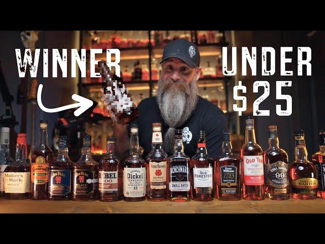 Whats The BEST Whiskey Under $25? | We Blind Taste 16 Budget Whiskeys to Find Out