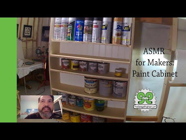 ASMR for Makers: Paint Cabinet -TheGarageEngineer.com