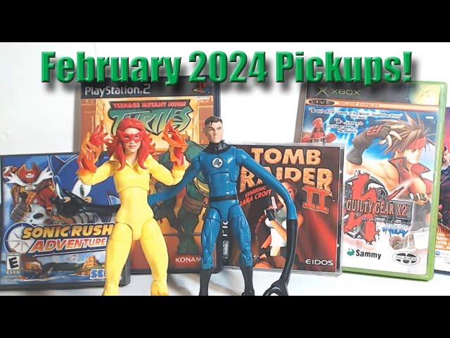 February 2024 Pickups with GreymanX6! - A little Marvel Legends and a LOT of Games!