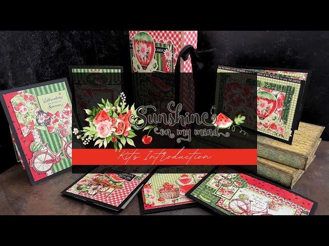 Create Stunning Summer Cards With ‘Sunshine On My Mind’ Kit: Fun Summer Album & Card Kit Tutorial!