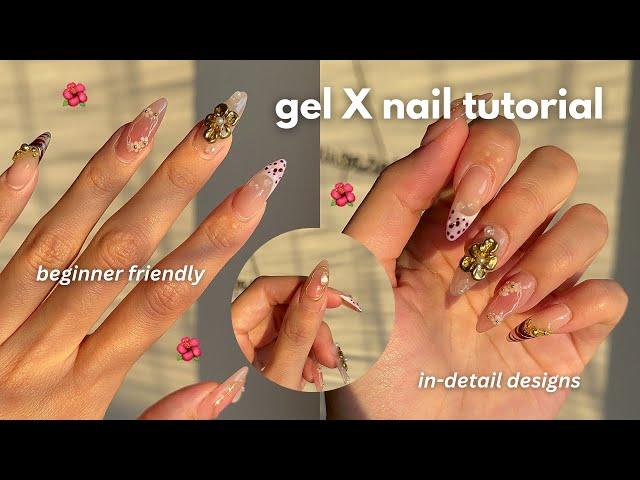 how to do gel x nails like a PRO | FULL tutorial + beginner friendly, step-by-step