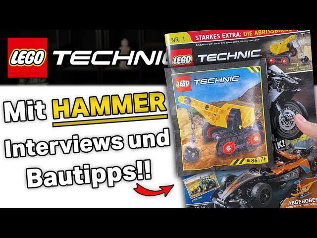 Das GENIALSTE Magazin, was NIEMAND erwartet hat!  Lego Technik Magazin Nr. 1