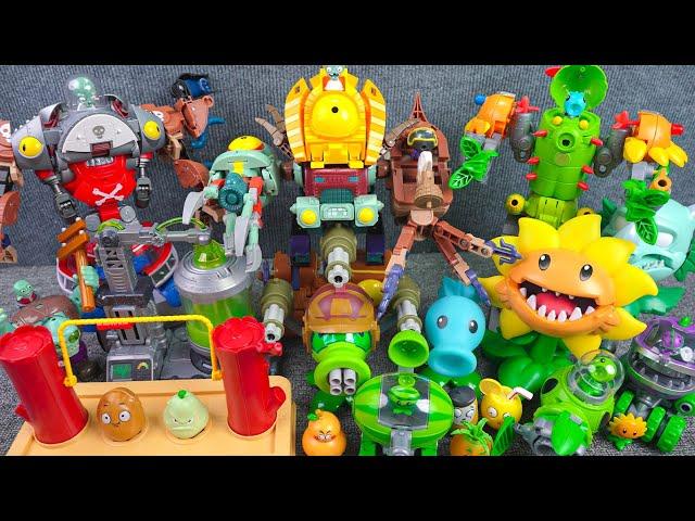 8 Minutes Unboxing ASMR Plants vs Zombies | Combined Robot Toy Set | Review Toys | ASMR