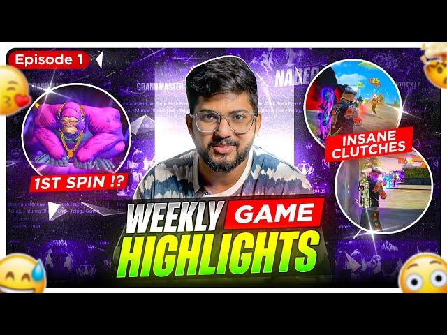 FEB 2025 Weekly Highlight | Episode 1️ | Munna Bhai Gaming | Free Fire Telugu