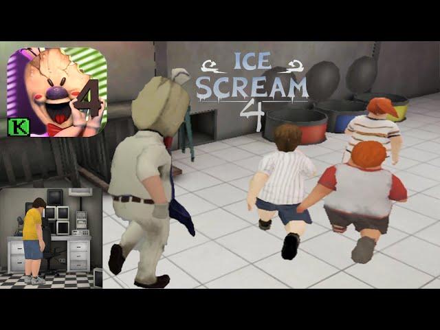 Ice Scream 4 Rod Factory - Full Gameplay - Kids Escaped - Android & iOS Game