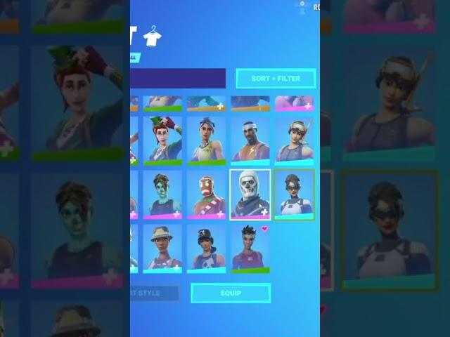 I Have Purple Skull Trooper And A Ton Of Rare Skins In Fortnite Creative