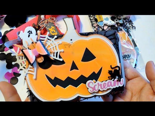 Halloween Embellishment Box Swap Reveal #2 from @thepolkadotpinecone4037