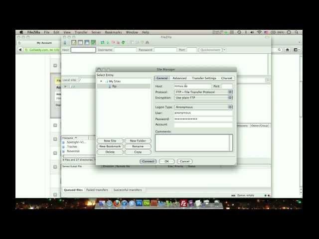 FileZilla Setup  [FTP Tutorial] Mac *Server Setup*