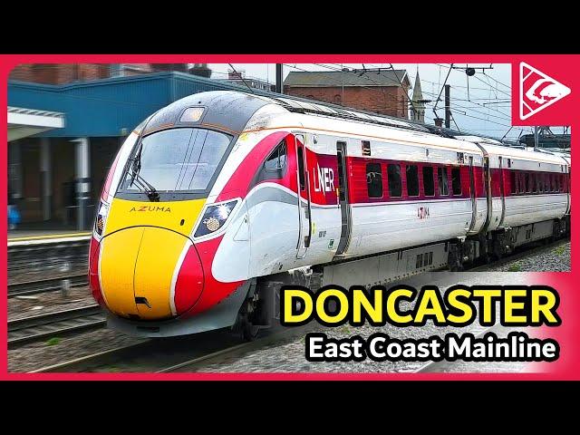 Trains at Doncaster (ECML) 01/04/2024