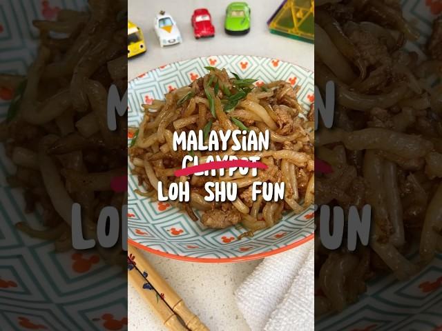 Delicious Malaysian Loh Shu Fun without the claypot! A super easy noodles recipe, reminds me of home
