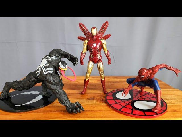 Unboxing Avengers Toys Action Figure, Superhero Toys, Spider-Man, Venom, Iron Man