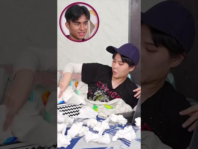 David Matthew Reacts to @MiniMoochi  When people break up guys vs girls #funny #shortsfeed ​⁠
