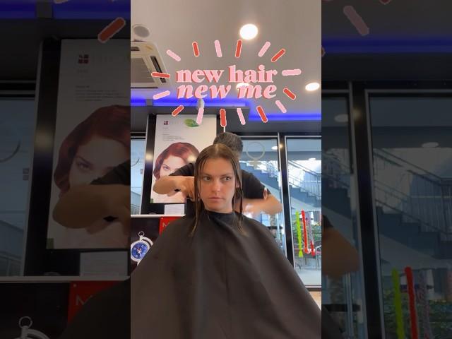 New hairstyle ‍️ wait for it | short #hairstyle #haircut #hair #shorts