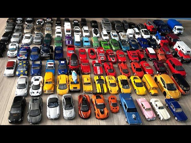 There are not many cars. All my models. Diecast cars toys.