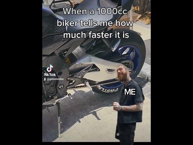 1000cc vs 600cc bikers