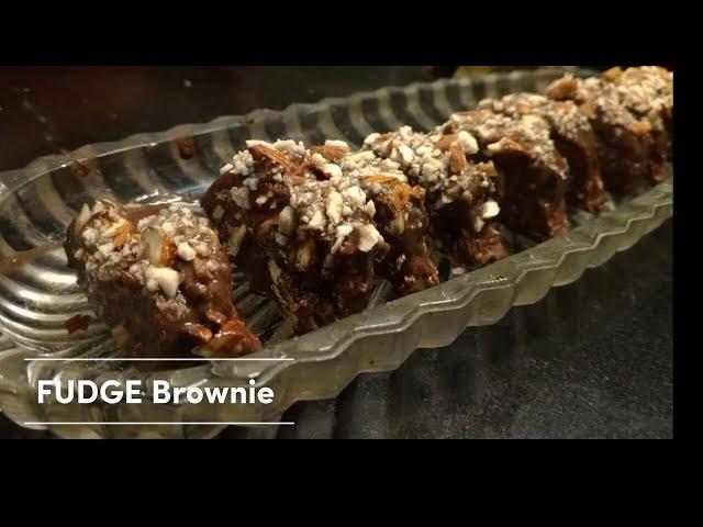 No bake chocolate Fudge brownie.Low Budget  Only with Biscuits and Coco powder New year special