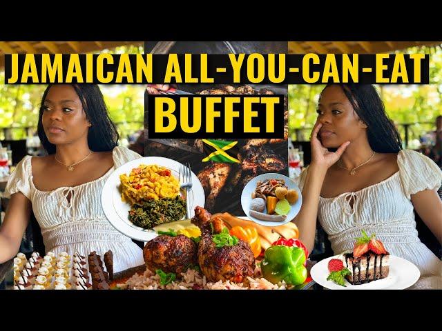 JAMAICAN ALL YOU CAN EAT BUFFET IN MONTEGO BAY| Kayy Moodie