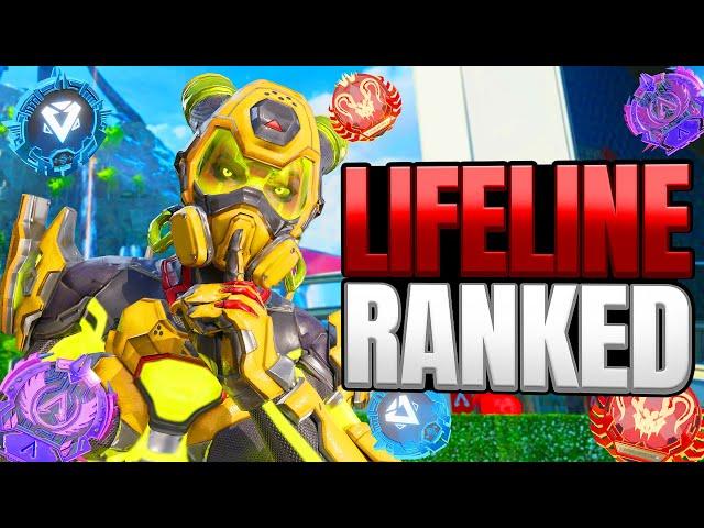 High Level Lifeline Ranked Gameplay - Apex Legends (No Commentary)