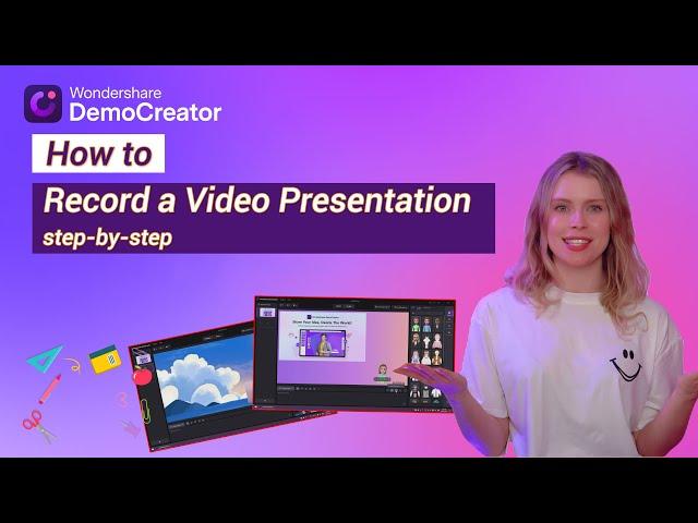 How to record a video presentation step by step | For Beginners