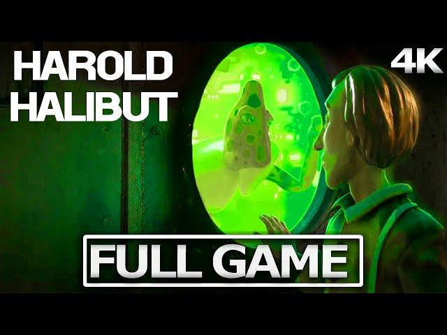 HAROLD HALIBUT Full Gameplay Walkthrough / No Commentary【FULL GAME】4k Ultra HD