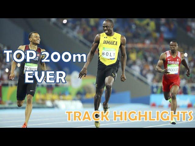 GREATEST 200m Races of All-Time | Track 200m Running Hall of Fame