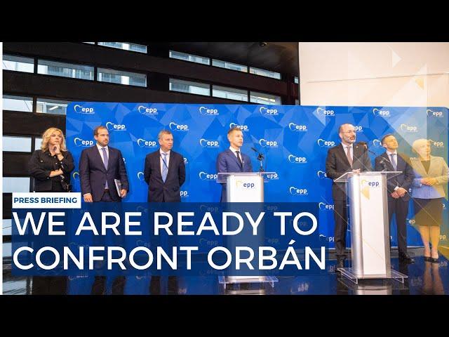 Press briefing - Manfred Weber & Péter Magyar: We are ready to confront Orbán