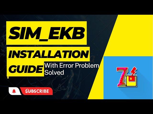 INSTALLATION OF SIM EKB