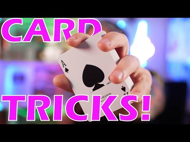 3 EASY Card Tricks You Can Learn In 5 MINUTES!!! - day 129