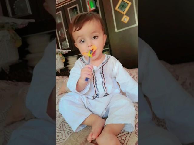 MaSha'Allah Arham Khan is happy with his toy. #toyforkid #toys #kidshort #subscribe #babytoys