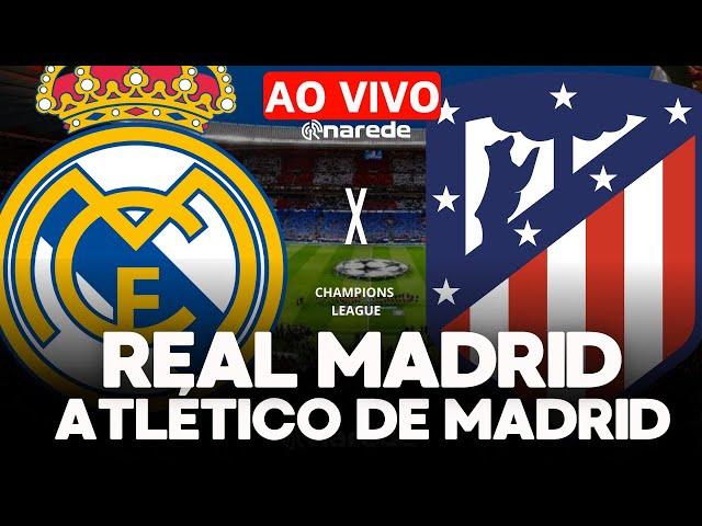 REAL MADRID X ATLÉTICO DE MADRID AO VIVO LIGA DOS CAMPEÕES COM VINI JR - OITAVAS DE FINAL